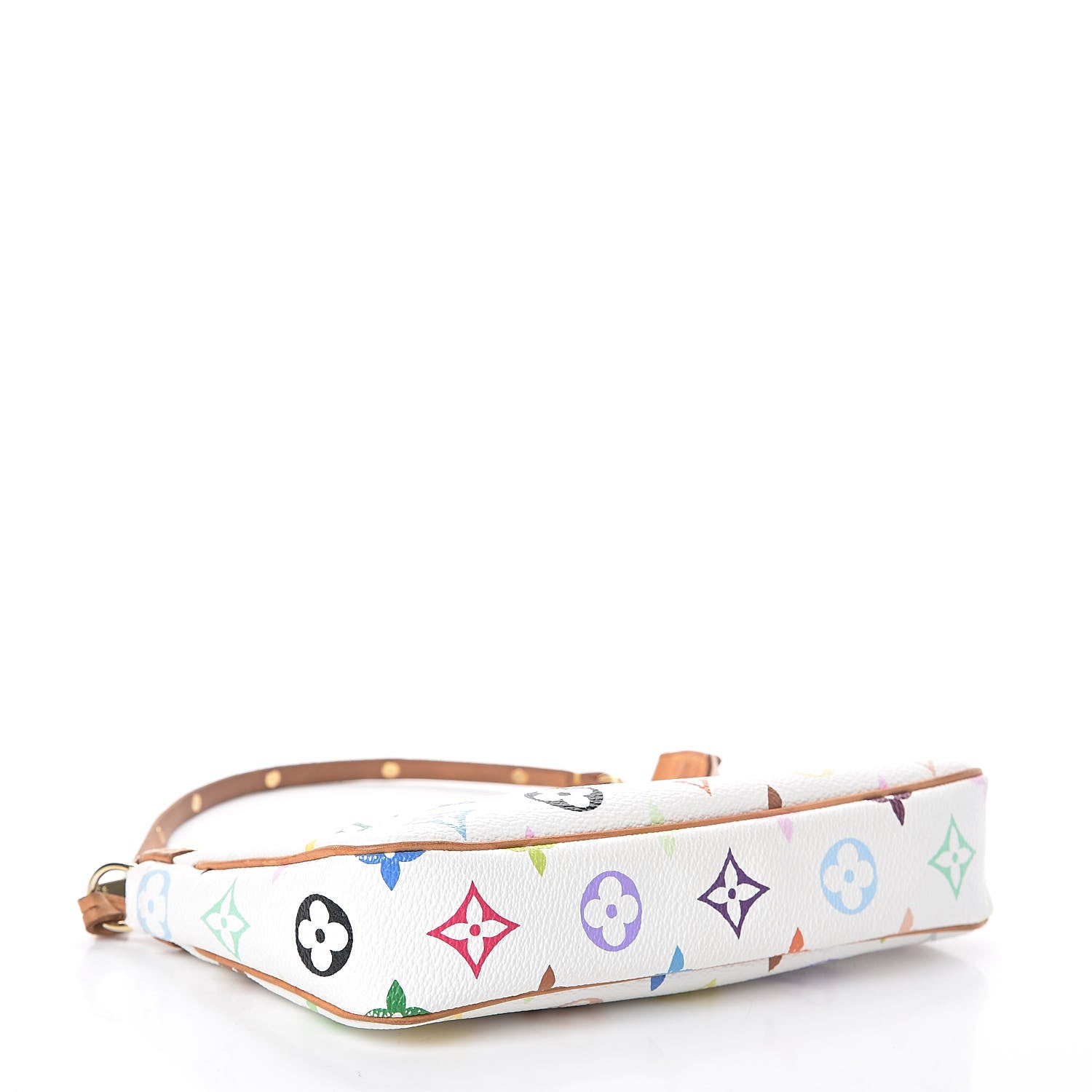 Louis Vuitton Monogram Multicolor Pochette Accessories White 4 of 9
