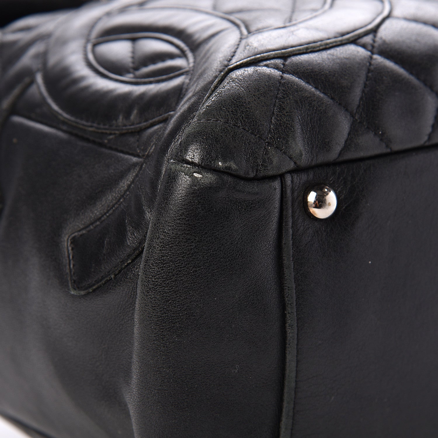 Chanel Calfskin Quilted Large Cambon Flap Black 18 of 19
