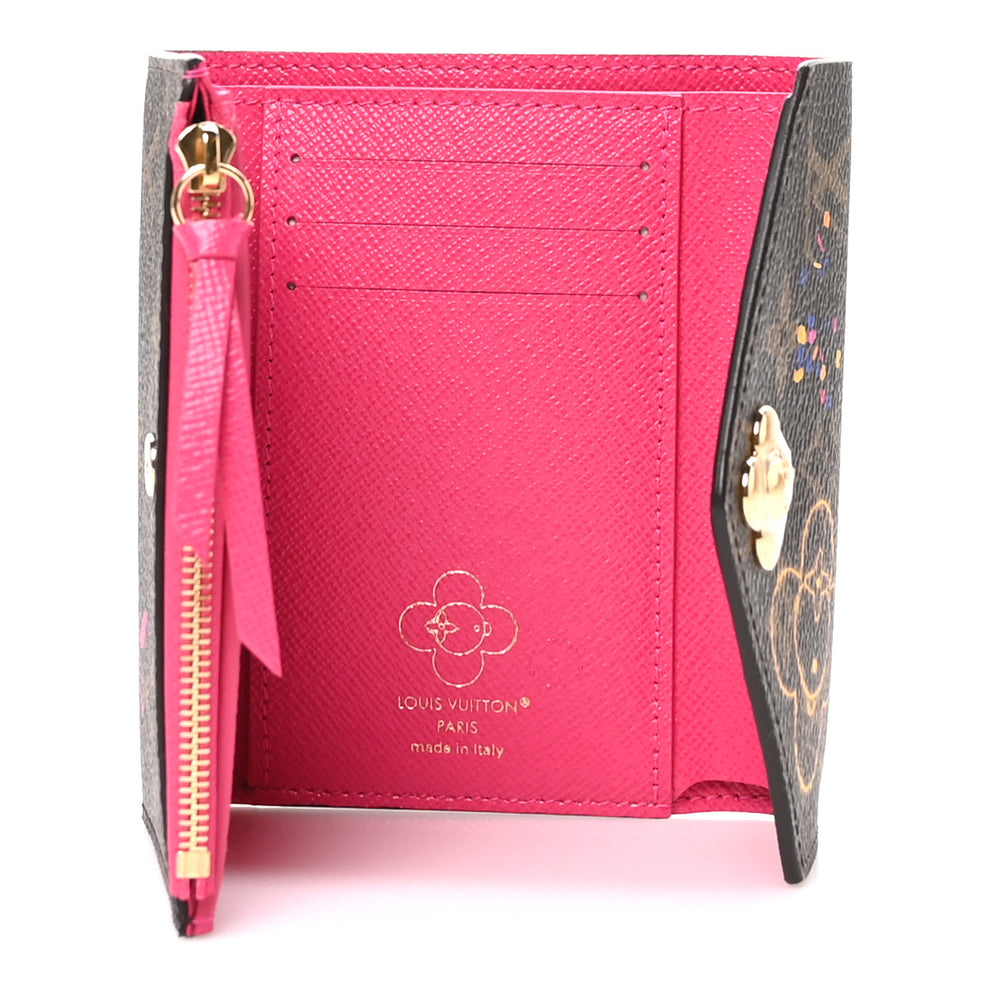 Louis Vuitton Monogram 2025 Christmas Animation Victorine Wallet Frozen ...