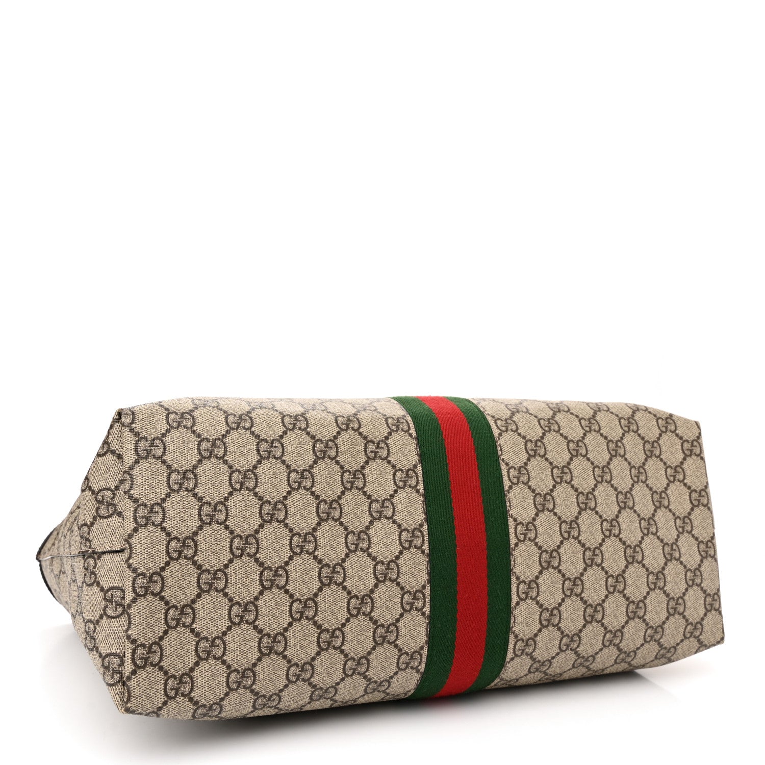 Gucci GG Supreme Monogram Medium Ophidia Shopping Tote Brown 4 of 10