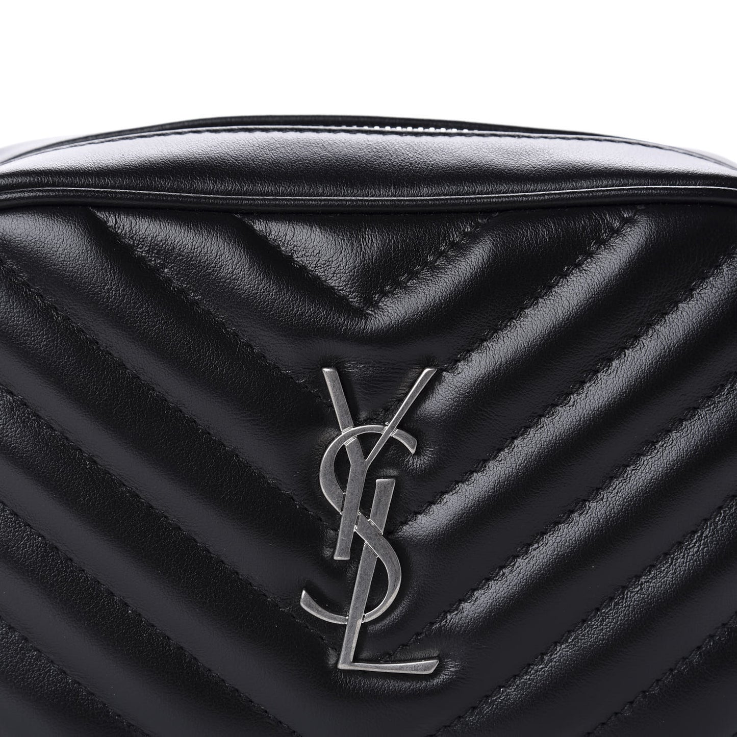Calfskin Matelasse Monogram Lou Belt Bag Black