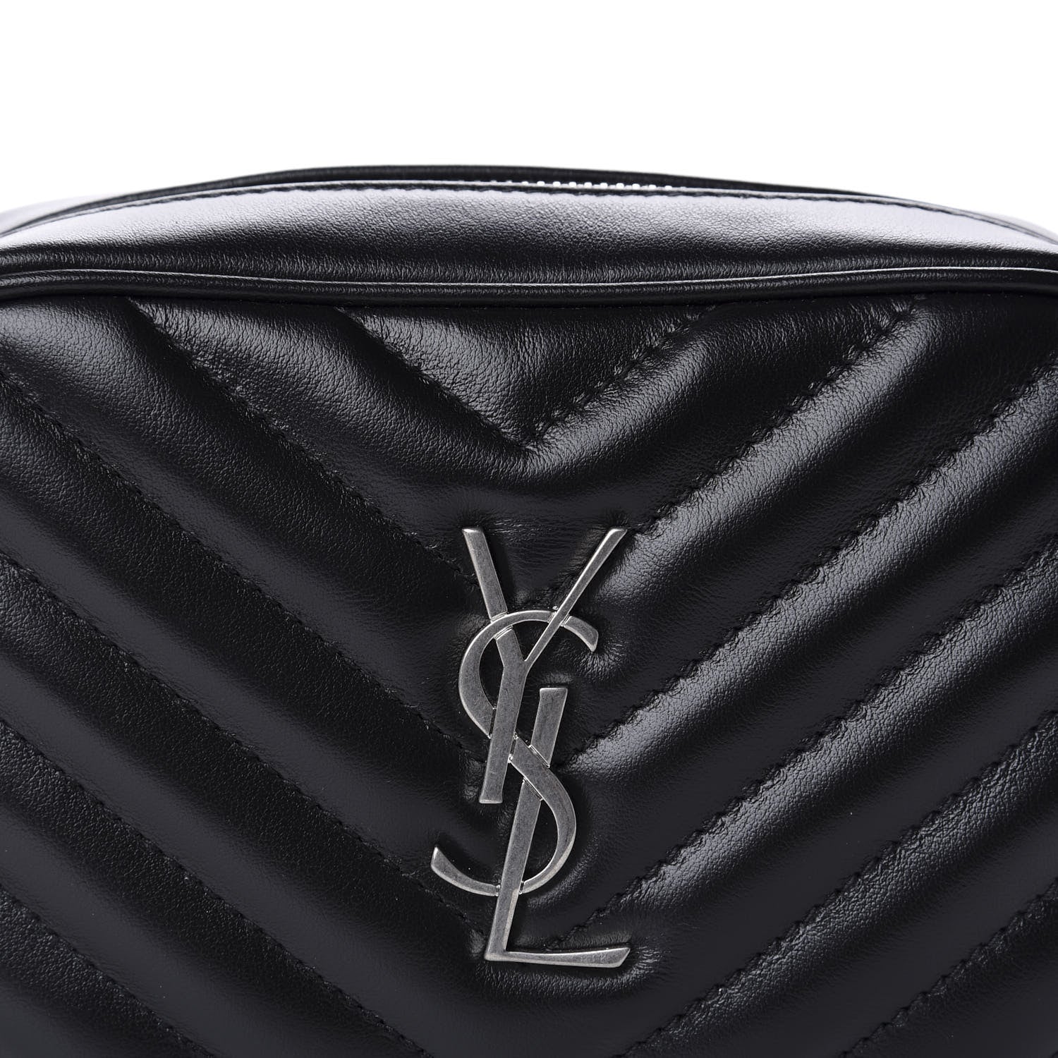 Saint Laurent Calfskin Matelasse Monogram Lou Belt Bag Black 10 of 10