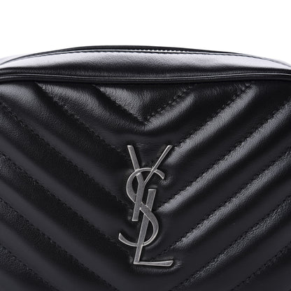 Saint Laurent Calfskin Matelasse Monogram Lou Belt Bag Black 10 of 10