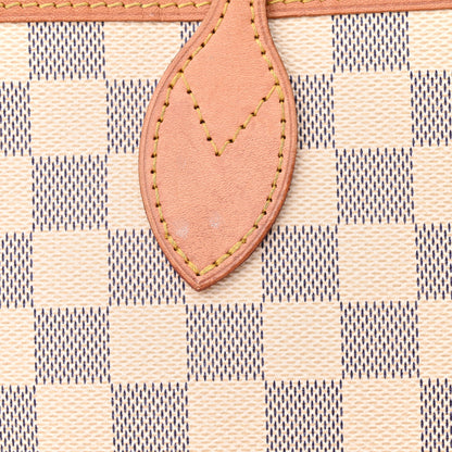 Louis Vuitton Damier Azur Neo Neverfull MM Rose Ballerine 16 of 16