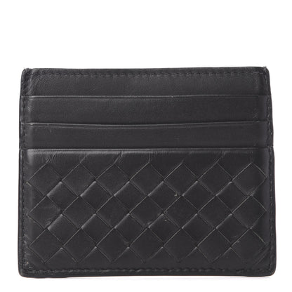 Bottega Veneta Nappa Intrecciato Card Holder Black 1 of 9