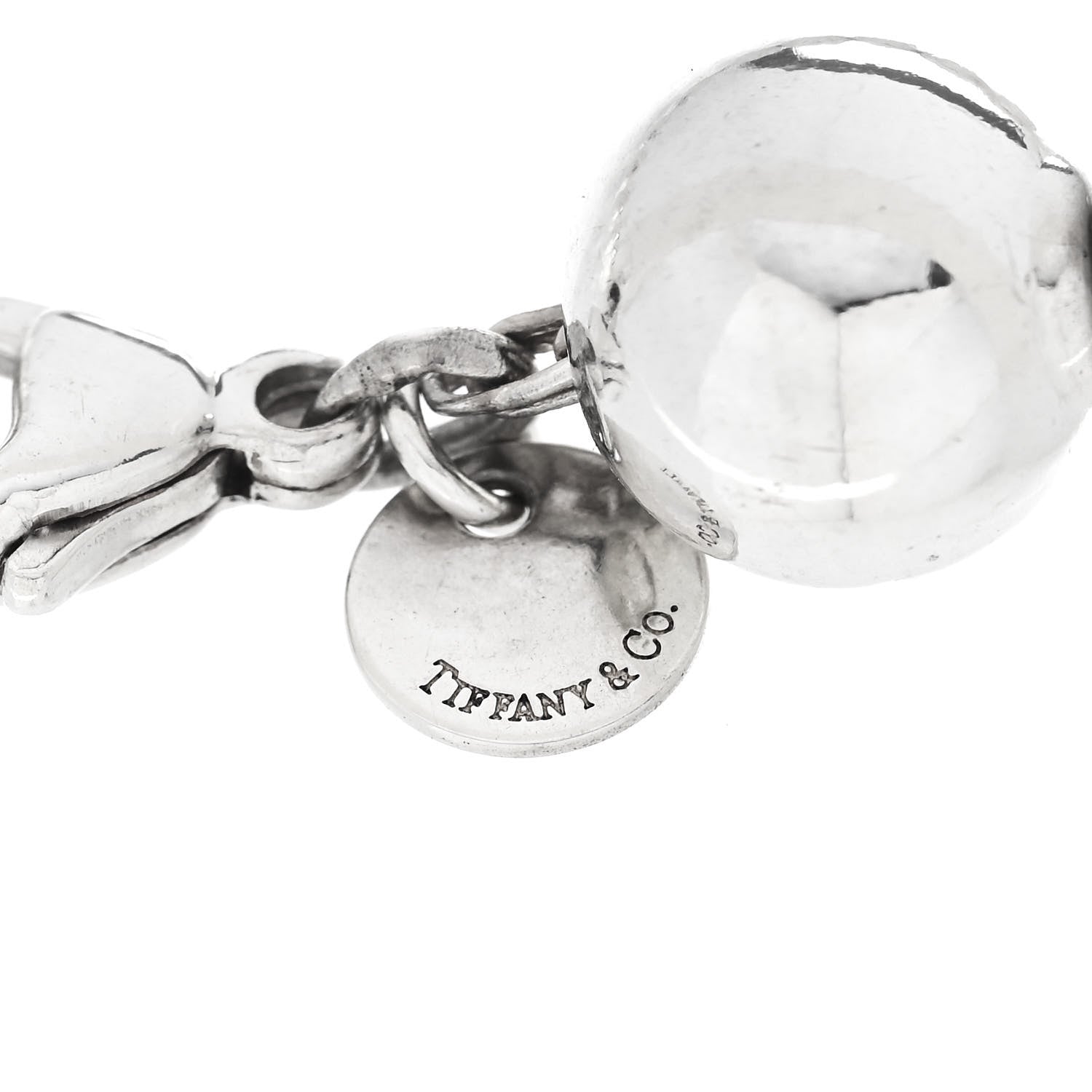 Tiffany Sterling Silver 10mm HardWear Ball Bracelet 3 of 4