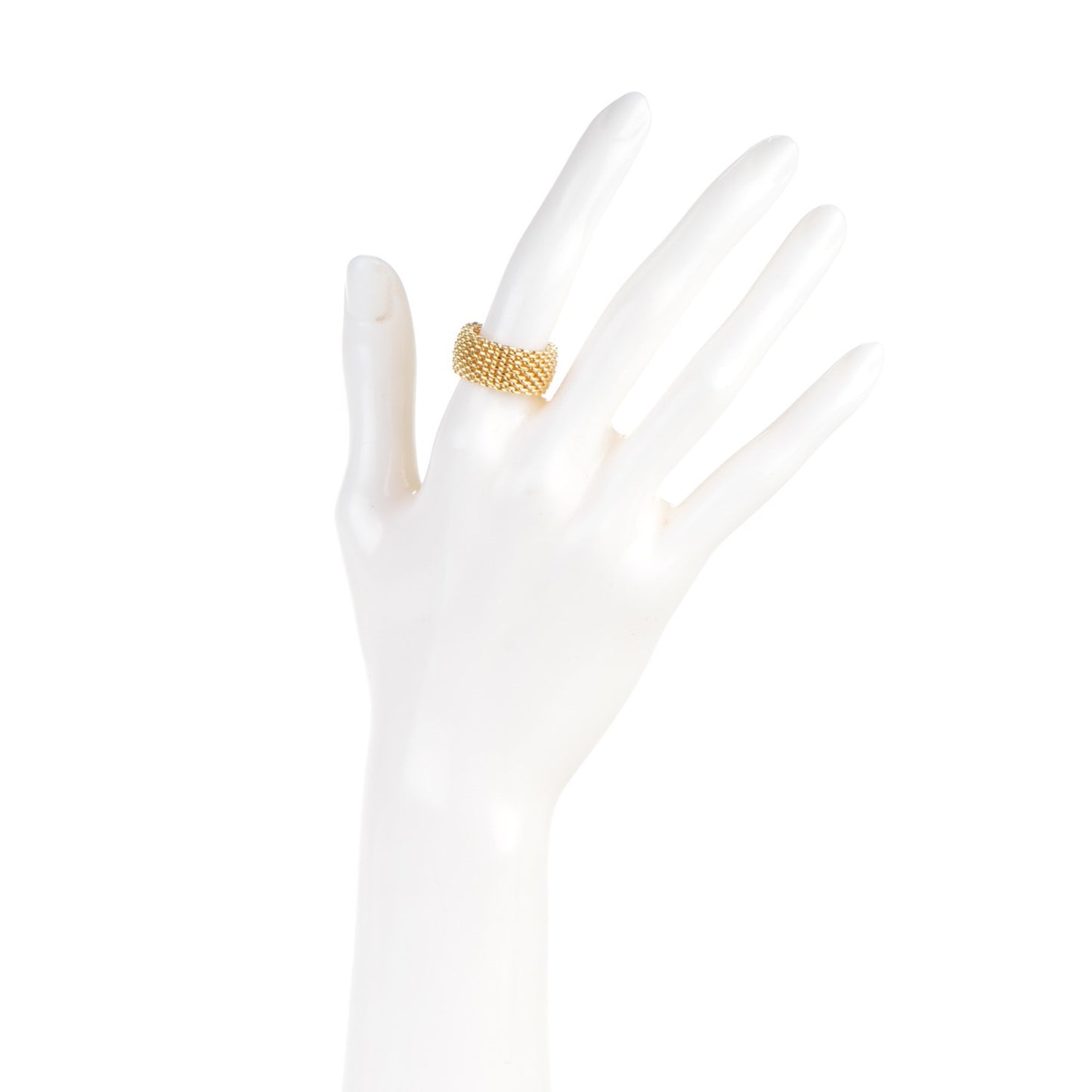 18K Yellow Gold Wide Somerset Ring 6