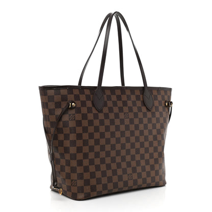 Louis Vuitton Damier Ebene Neo Neverfull MM Rose Ballerine 3 of 8