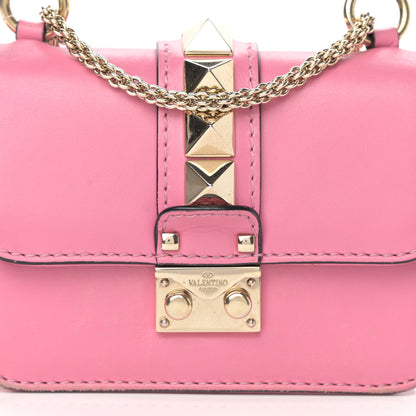 Valentino Garavani Vitello Mini Glam Lock Rockstud Flap Ninphea 12 of 39