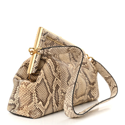 Fendi Snakeskin Small Fendi First Daisy Roccia 3 of 12