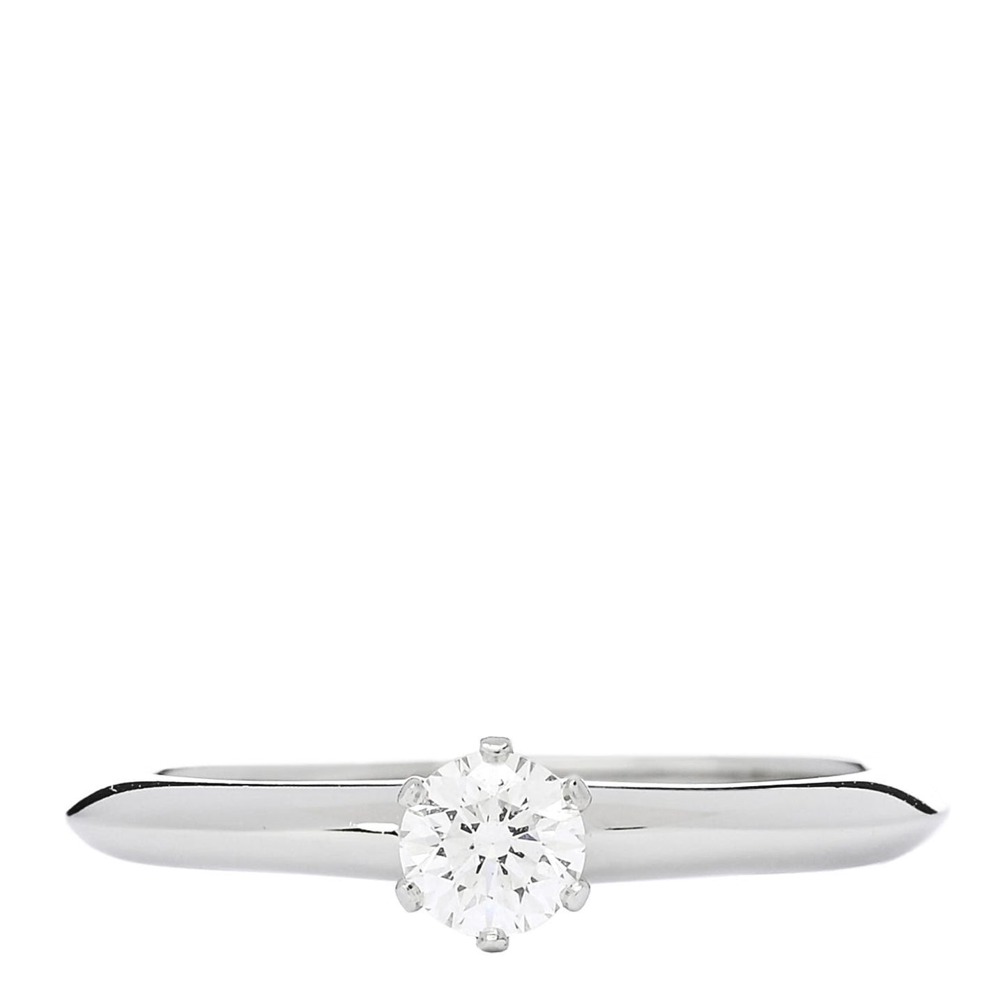 Platinum Diamond .22ct Solitaire Engagement Ring 50 5.25