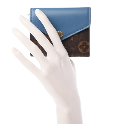 Louis Vuitton Monogram Zoe Wallet Blue Jean 2 of 7