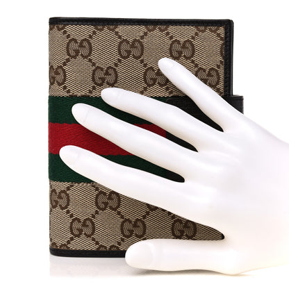Gucci Monogram Web Small Ring Agenda Brown 2 of 8