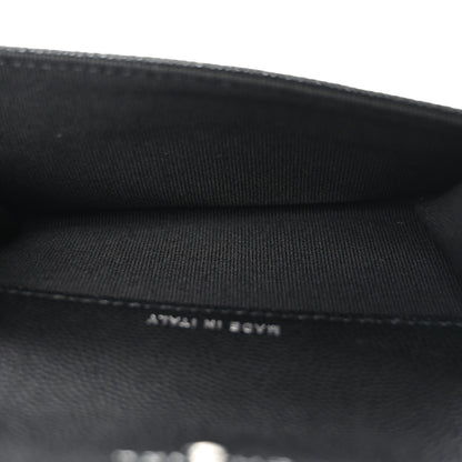 Chanel Caviar Quilted Boy Flap Card Holder Black 5 of 9