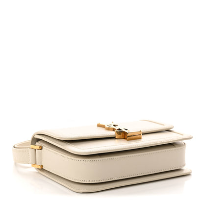 Saint Laurent Smooth Calfskin Small Solferino Satchel Ivory 4 of 10