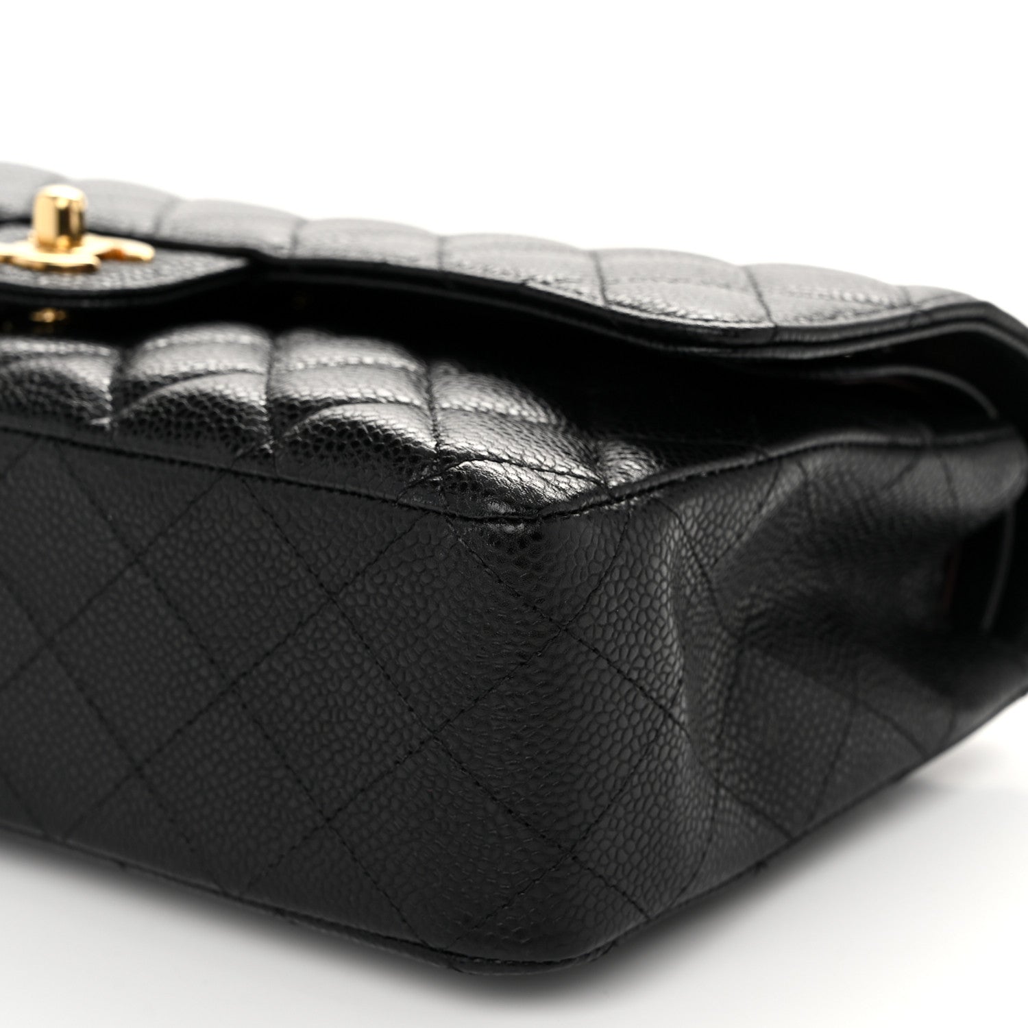 Chanel Caviar Quilted Medium Double Flap Black 10 of 10