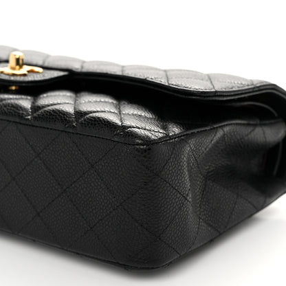 Chanel Caviar Quilted Medium Double Flap Black 10 of 10