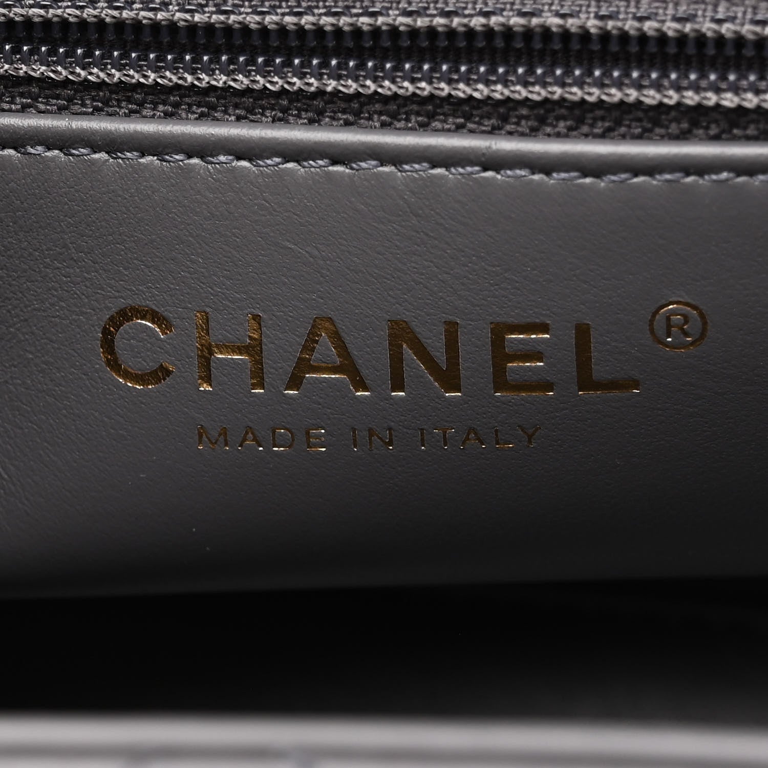 Chanel Shiny Aged Calfskin Quilted Nano Kelly Shopper Grey 6 of 10