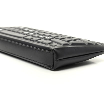 Chanel Metallic Calfskin Keyboard Pouch Black 7 of 10