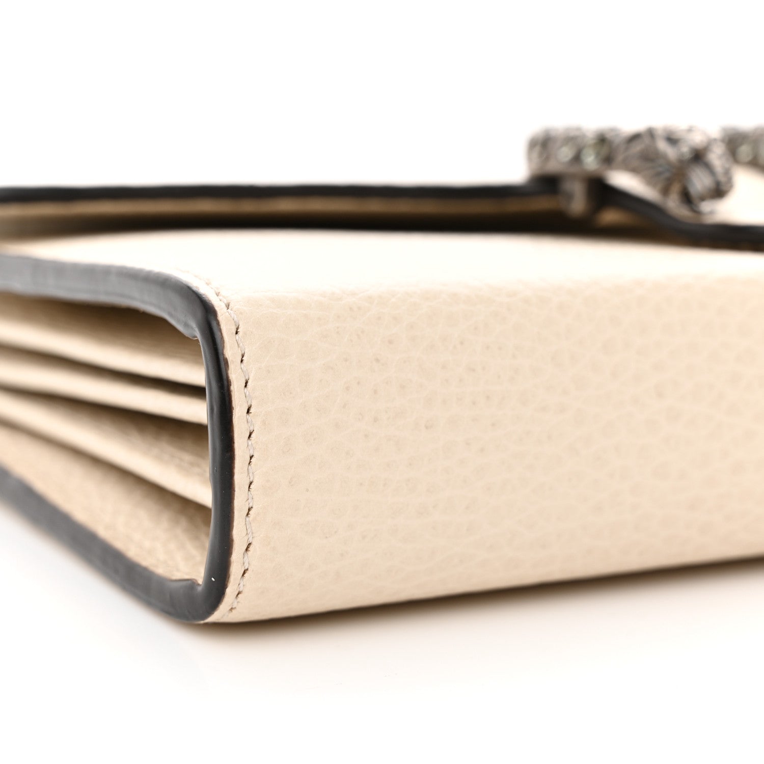 Gucci Dollar Calfskin Mini Dionysus Chain Wallet Mystic White 9 of 16