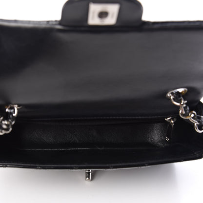 Chanel Patent Calfskin Quilted Mini Rectangular Flap Black 5 of 11