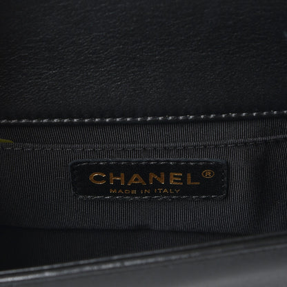 Chanel Lambskin Quilted Small Boy Flap Black 6 of 8
