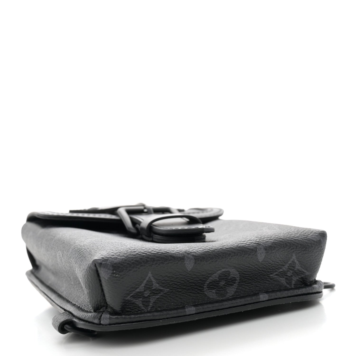 Louis Vuitton Monogram Eclipse Saumur Slingbag Black 4 of 11