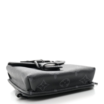 Louis Vuitton Monogram Eclipse Saumur Slingbag Black 4 of 11