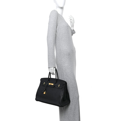 Hermes Togo Birkin 35 Black 2 of 10
