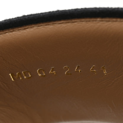 Christian Dior Straw Embroidered Dway Flat Slide Sandals 41 Natural Black 9 of 9