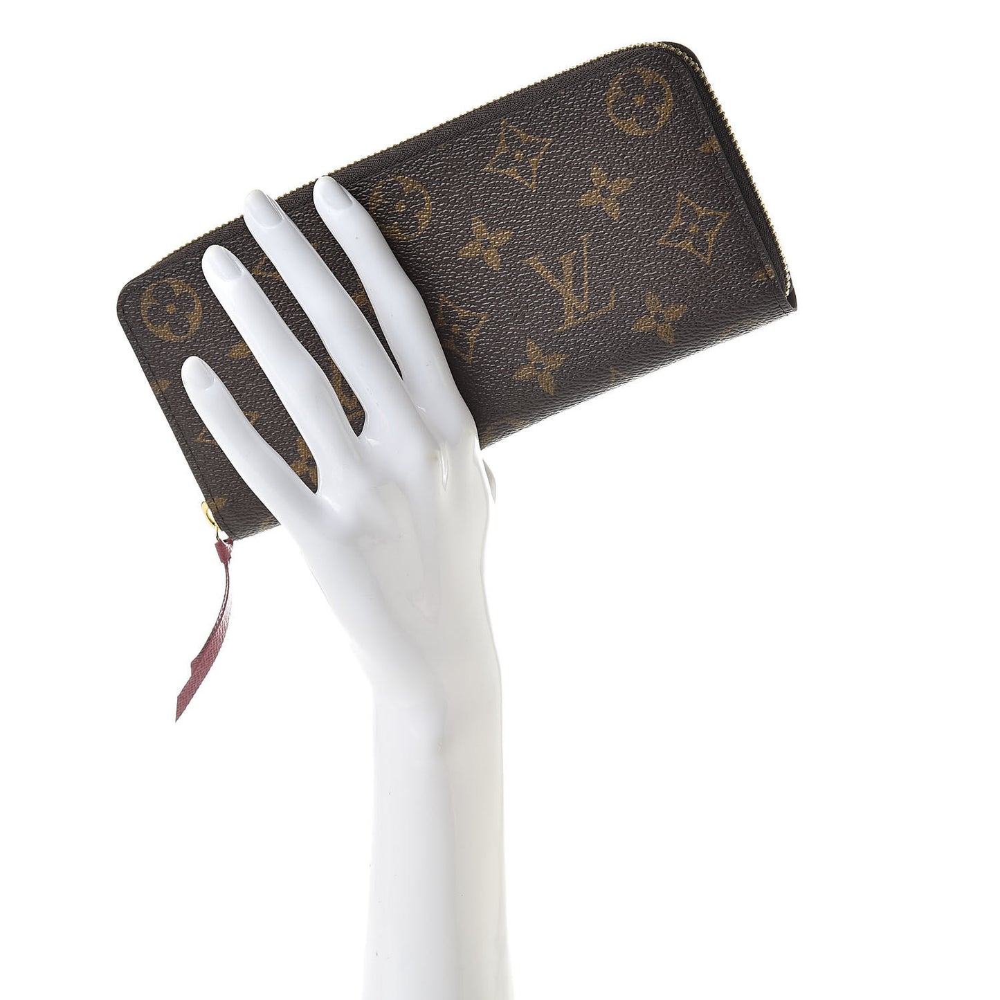 Monogram Clemence Wallet Fuchsia