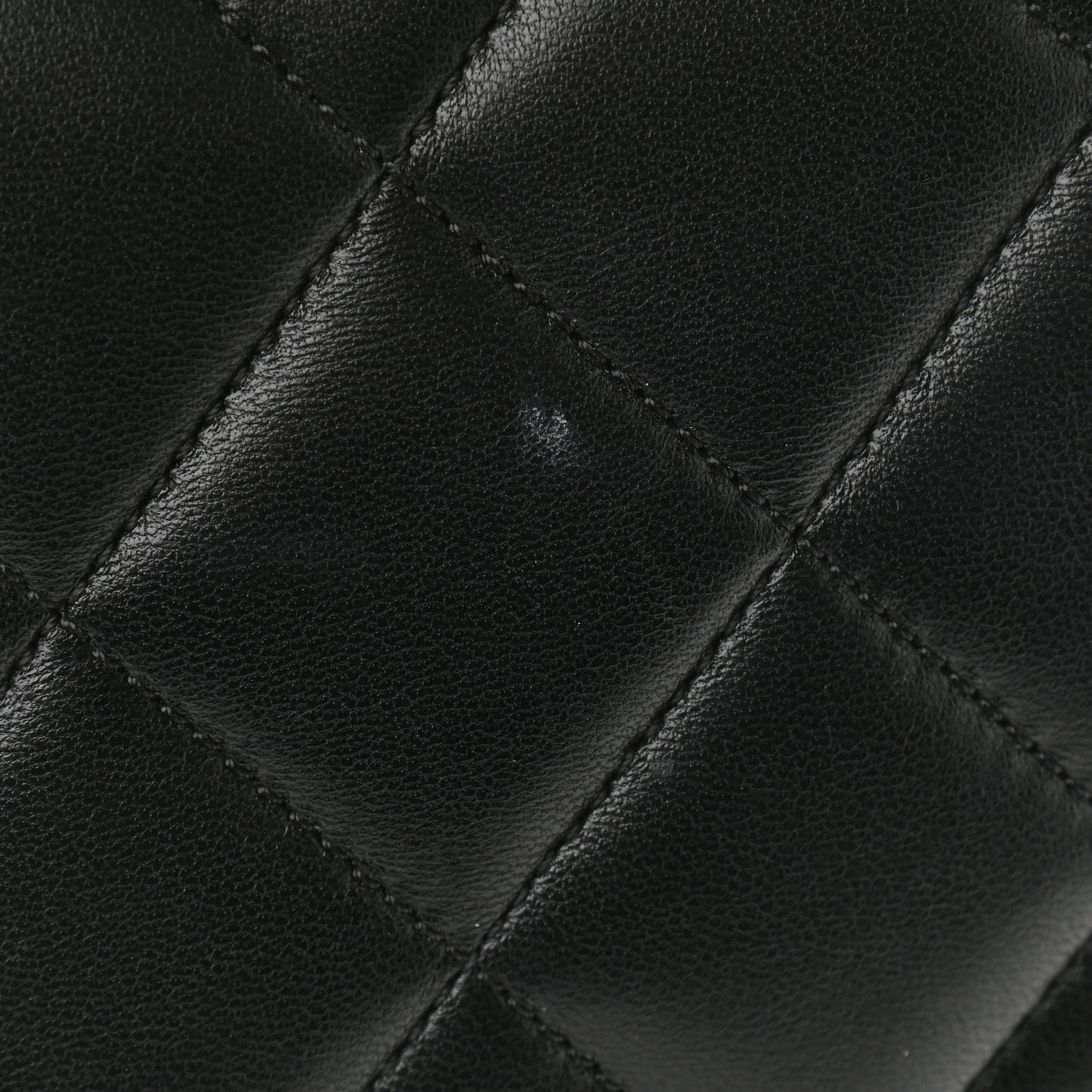 Lambskin Quilted Medium Trendy CC Flap Dual Handle Bag Black