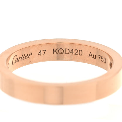 Cartier 18K Pink Gold Diamond 3mm C De Cartier Wedding Band Ring 47 4 4 of 4