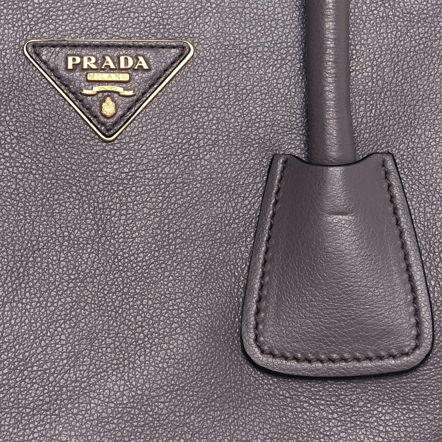 Glace Calf Twin Pocket Tote Argilla