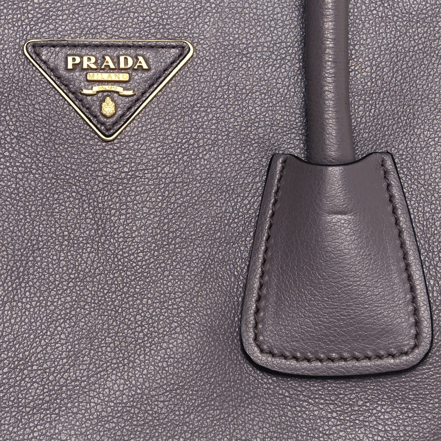 Prada Glace Calf Twin Pocket Tote Argilla 9 of 10