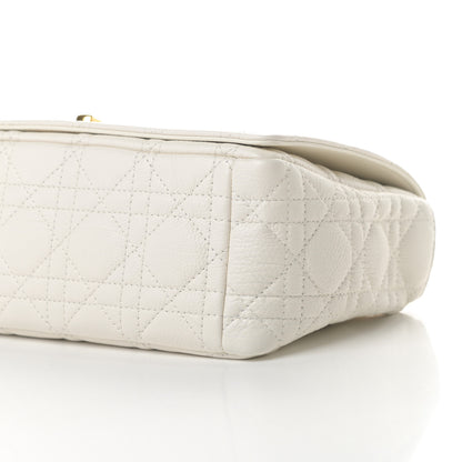 Christian Dior Lambskin Cannage Medium Dior Bag Ivory 10 of 12