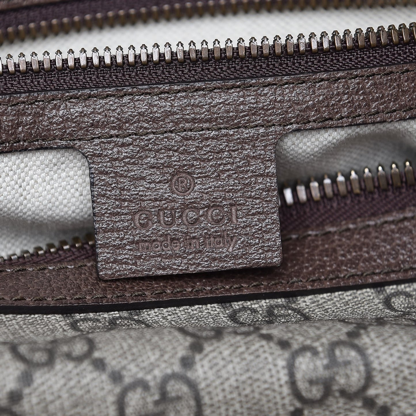 Soft GG Supreme Monogram Web Neo Vintage Duffle Bag Beige New Acero Crop