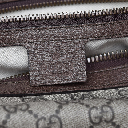 Gucci Soft GG Supreme Monogram Web Neo Vintage Duffle Bag Beige New Acero Crop 6 of 11