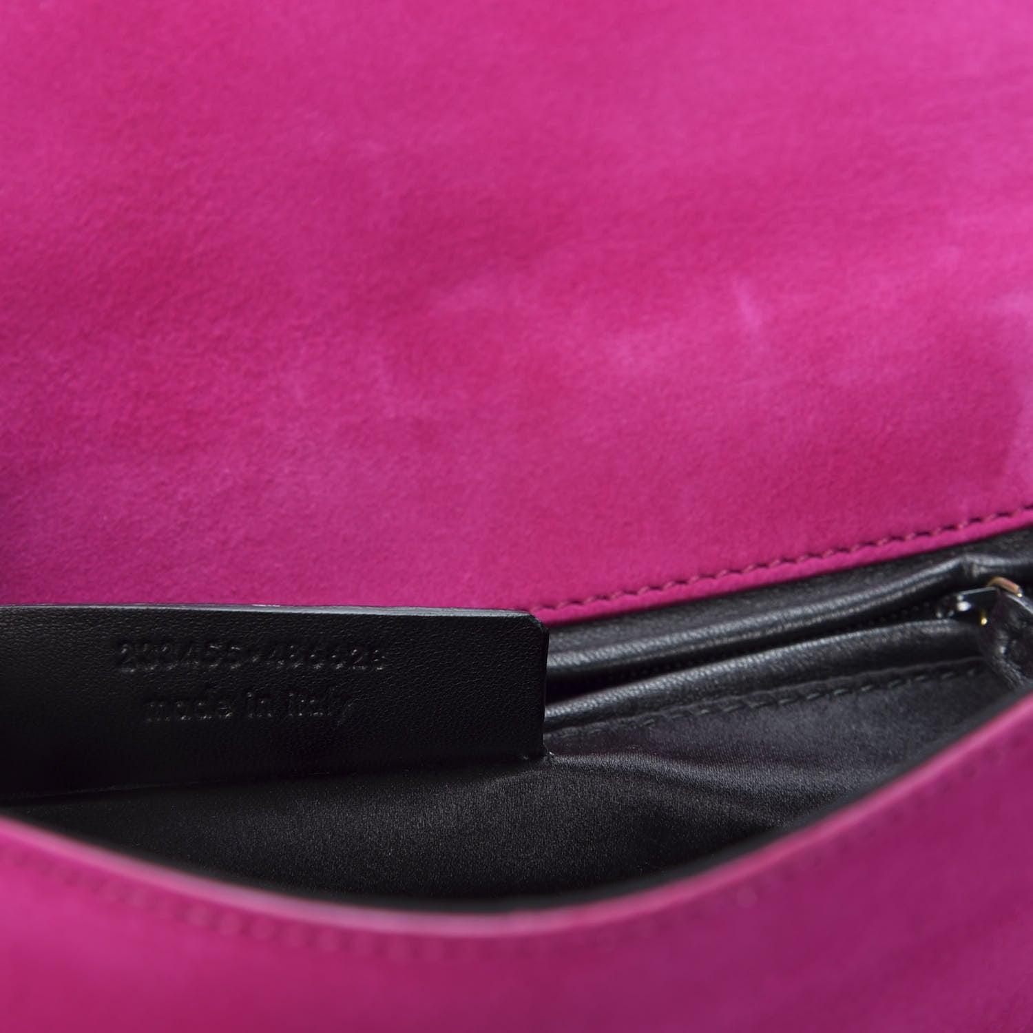 Saint Laurent Suede Y Envelope Clutch Fuchsia 9 of 10