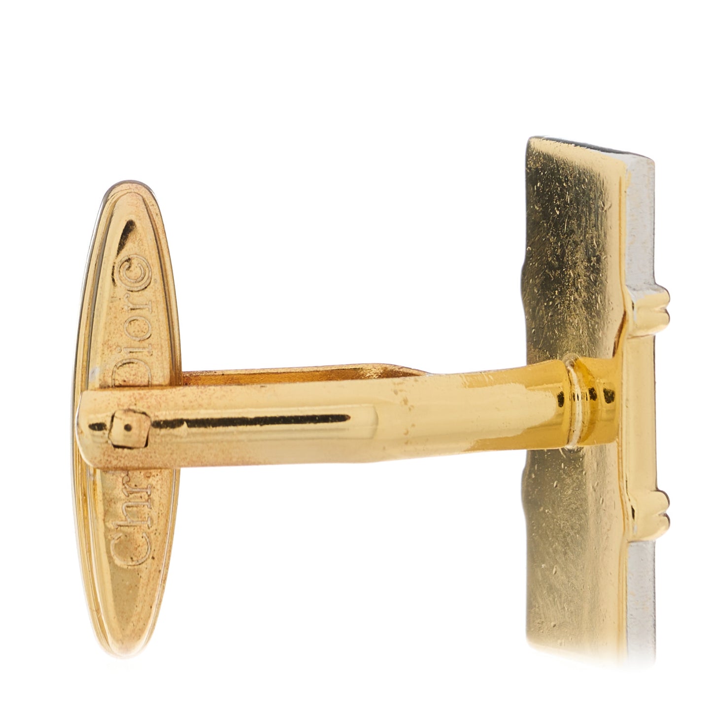 Homme Logo Cufflinks Gold Silver