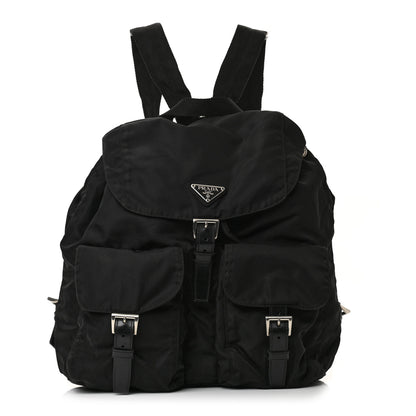 Prada Nylon Vela Medium Backpack Black 1 of 11