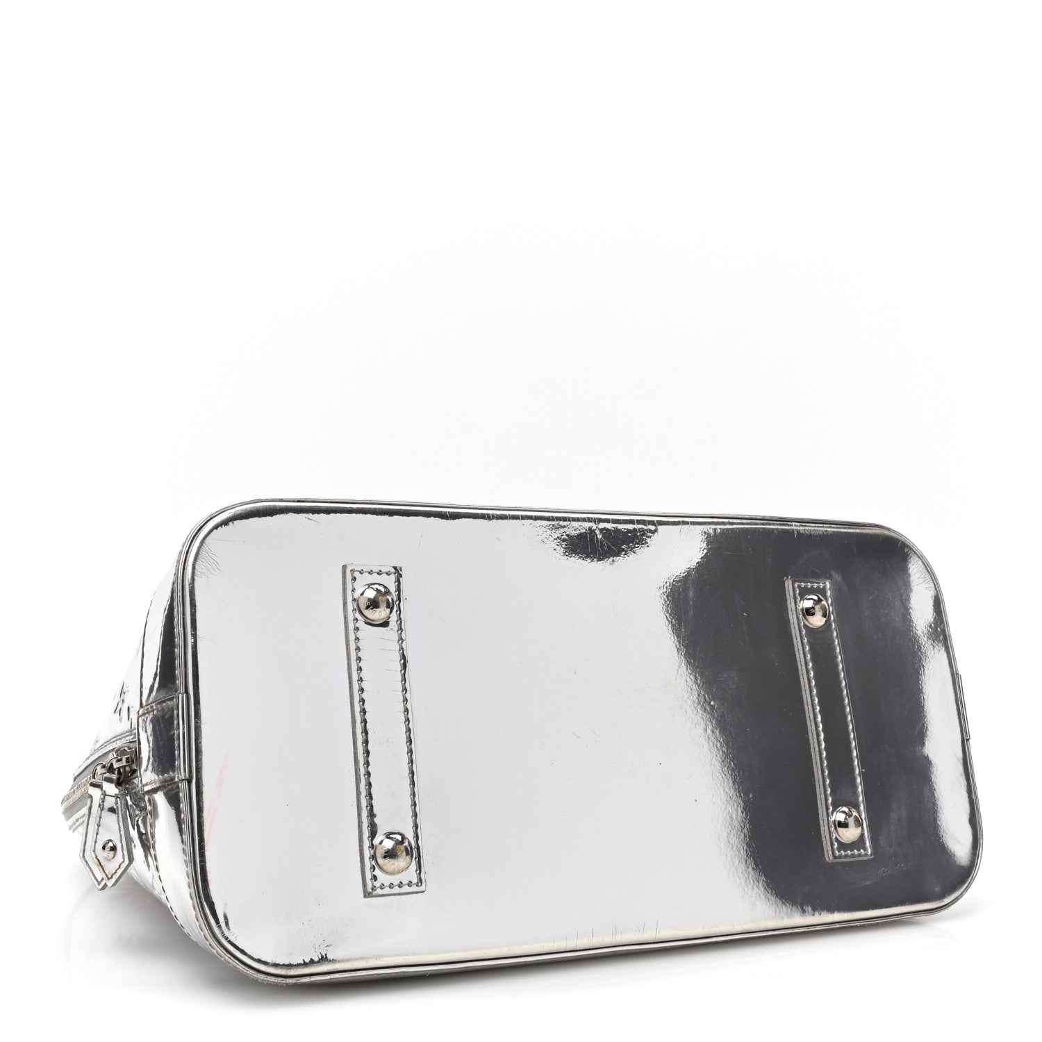 Louis Vuitton Monogram Miroir Alma MM Silver 4 of 20