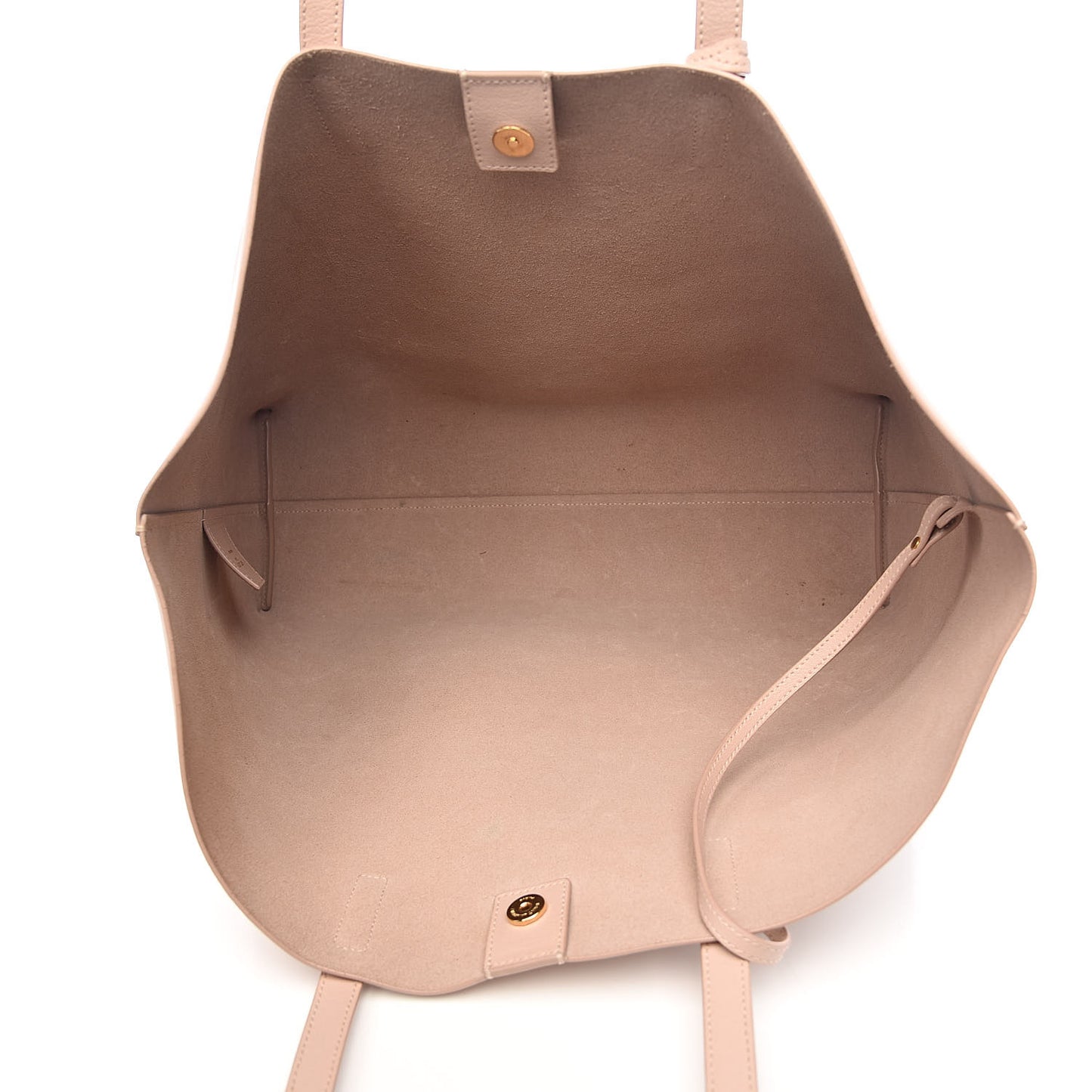 Calfskin Large Shopping Tote Pale Blush