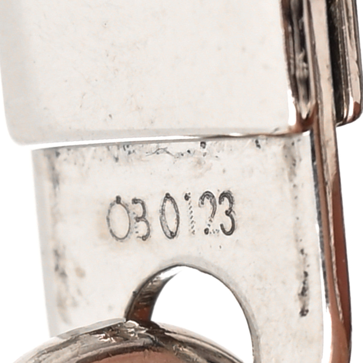 Louis Vuitton Metal Mens XL Key Chain Silver 4 of 4