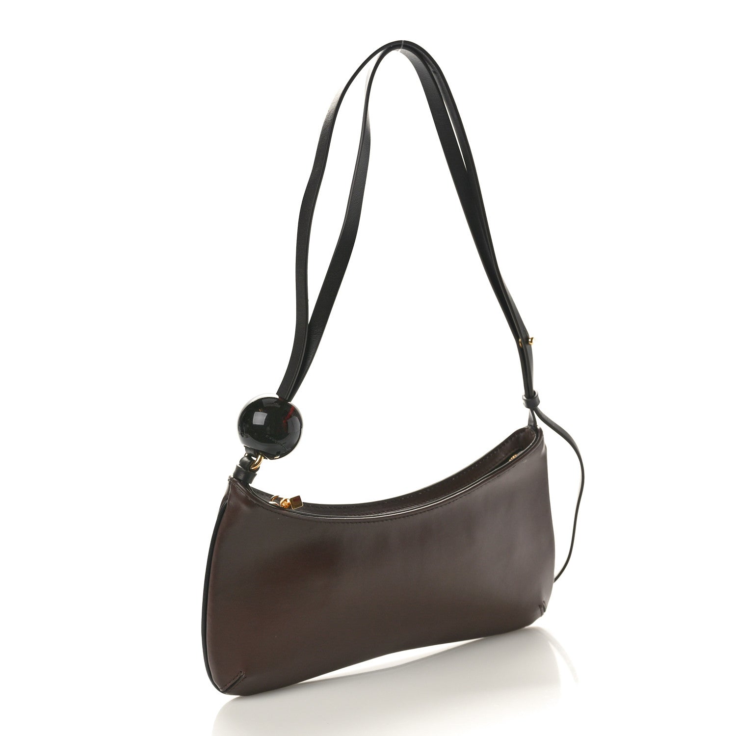 Jacquemus Smooth Calfskin Le Bisou Medium Brown 3 of 10