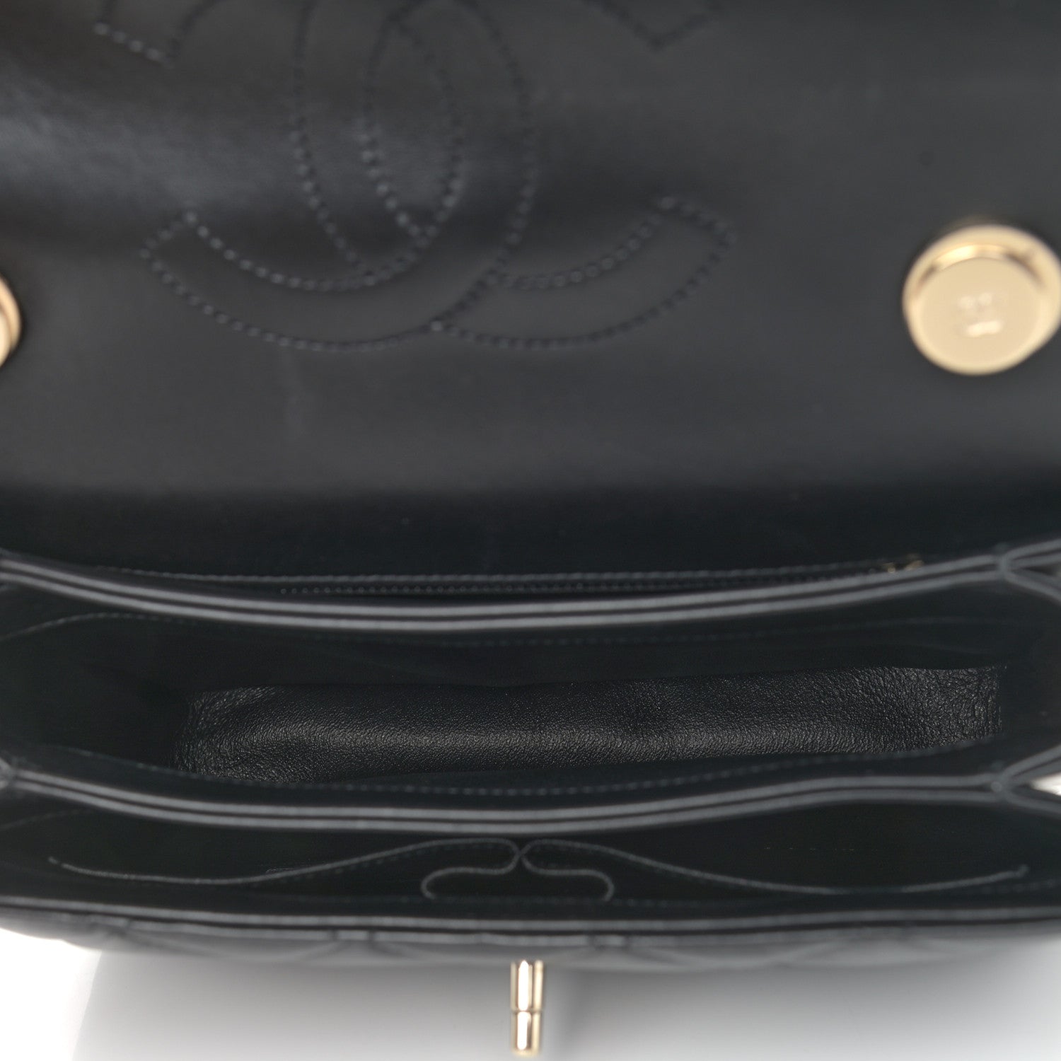 Chanel Lambskin Quilted Small Trendy CC Dual Handle Flap Bag Black 5 of 10
