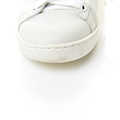 Gucci Calfskin Web Pearl Studded Womens Ace Sneakers 34 White 12 of 16