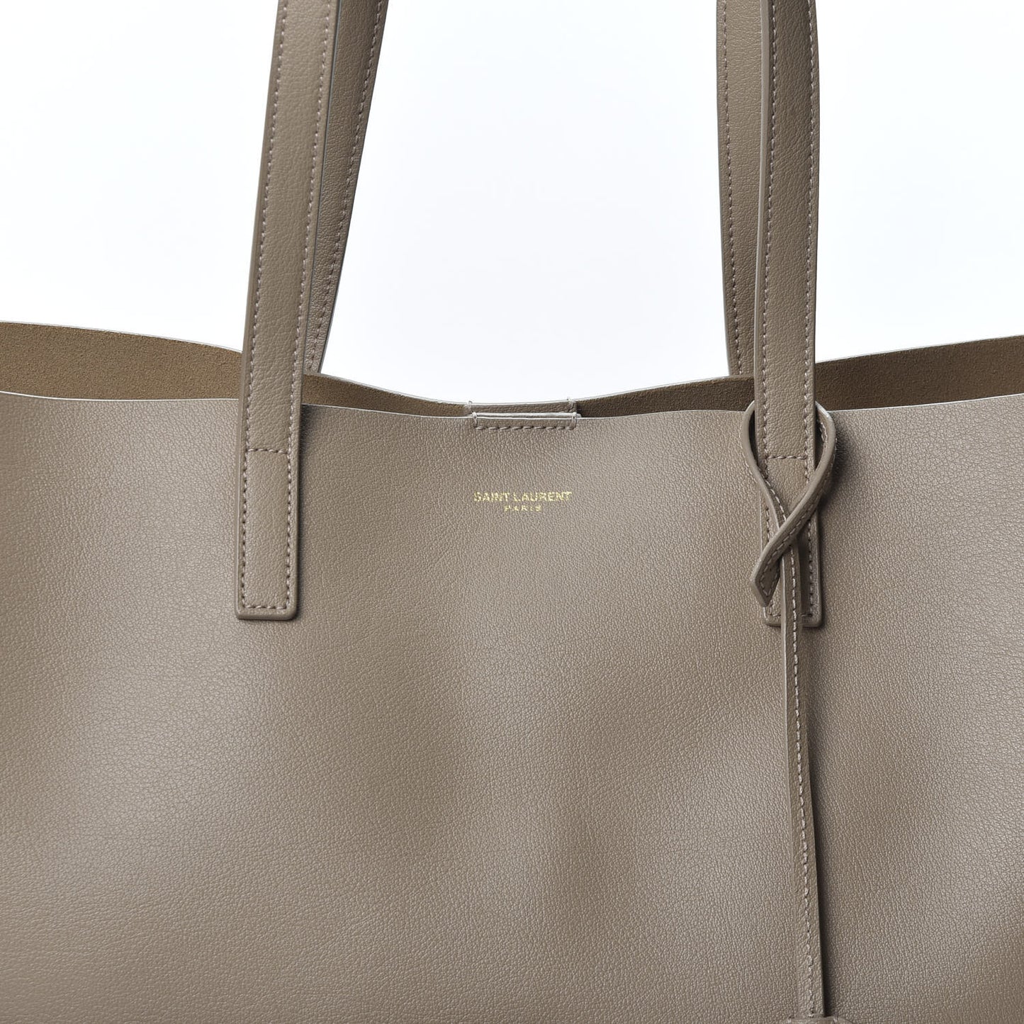 Calfskin Large Shopping Tote Taupe
