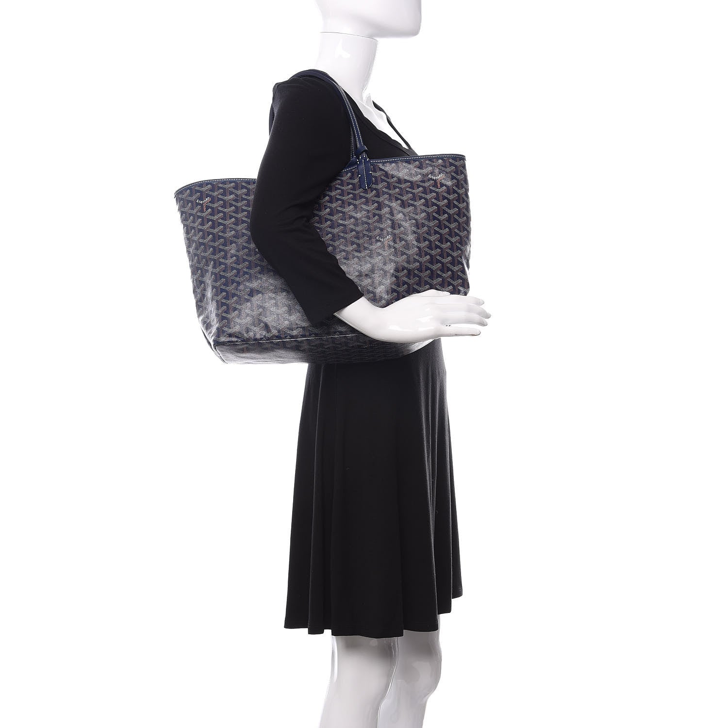 Goyard Goyardine Saint Louis PM Navy 2 of 10