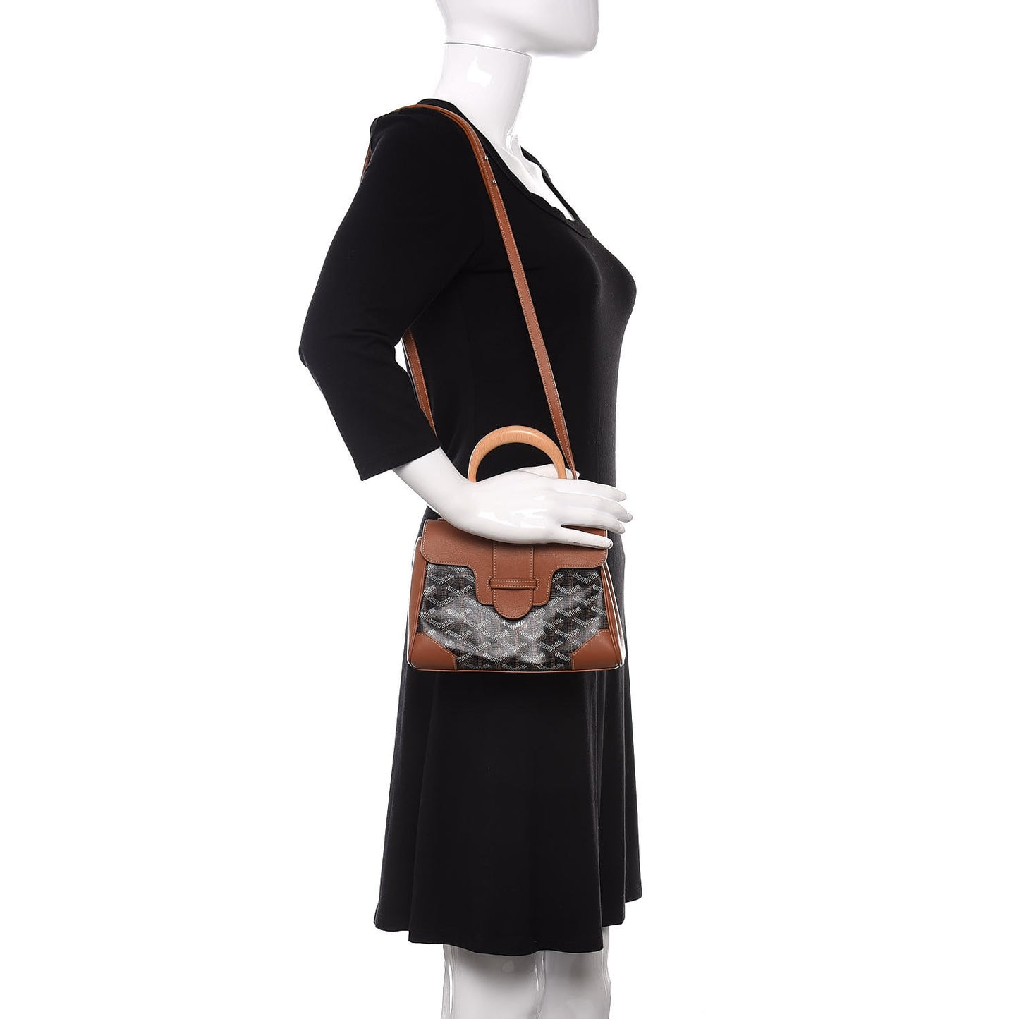 Goyardine Mini Saigon Black Gold